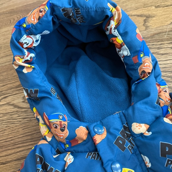 PAW Patrol Nickelodeon Puffer Jacket Hood Fleece Warm Winter Coat Toddler 2-3 Yr - Picture 7 of 12